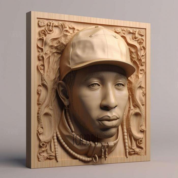 Tyga 1 stl model for CNC